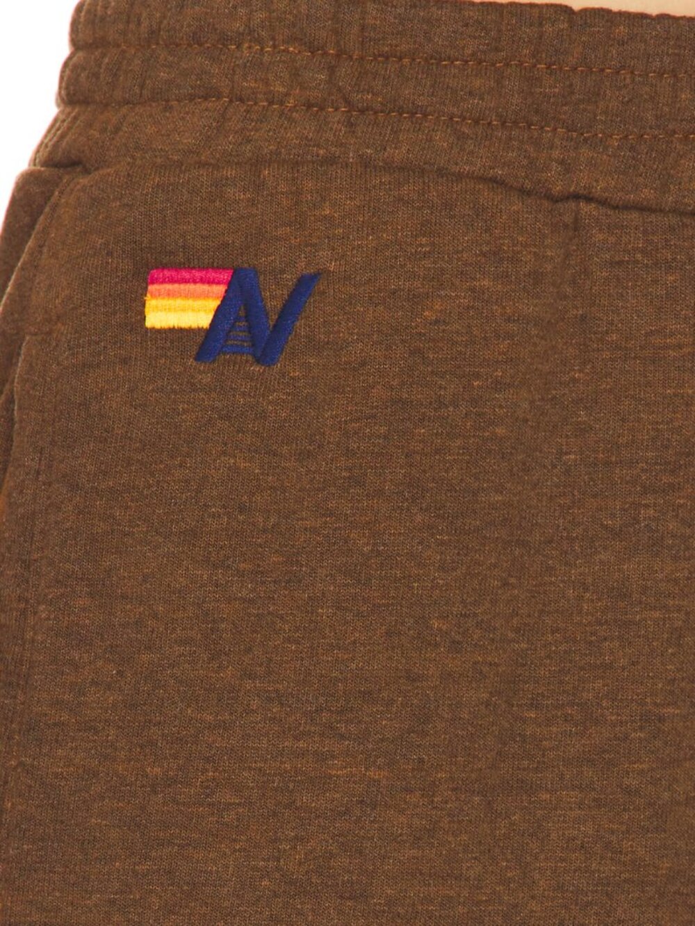 NEW Aviator Nation Wide Leg Pocket Sweatpant Chocolate Brown Sweats Pants Jogger - Picture 5 of 9